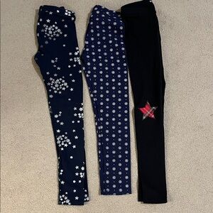 Girl Leggings Set of 3 pairs